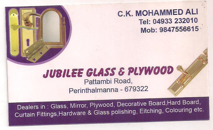 jubilee glass & plywood
