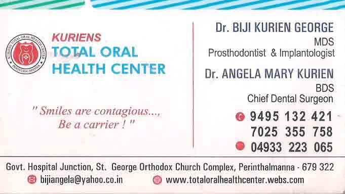 KURIENS TOTAL ORAL HEALTH CENTER